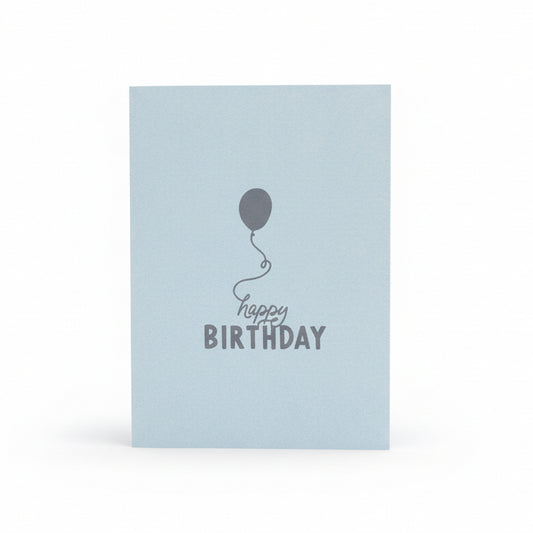 Happy Birthday Balloon Greeting Card