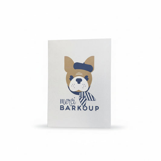 Merci Barkoup Greeting Card