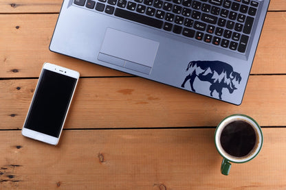 Mountain Buffalo Vinyl Decal | 128