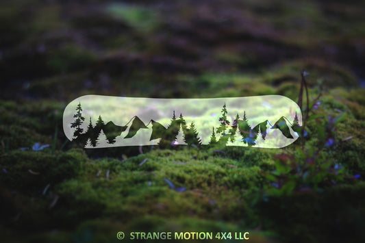 Mountain Snowboard Vinyl Decal | 72
