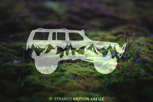Mountain Vinyl Decal for Cherokee XJ | 37