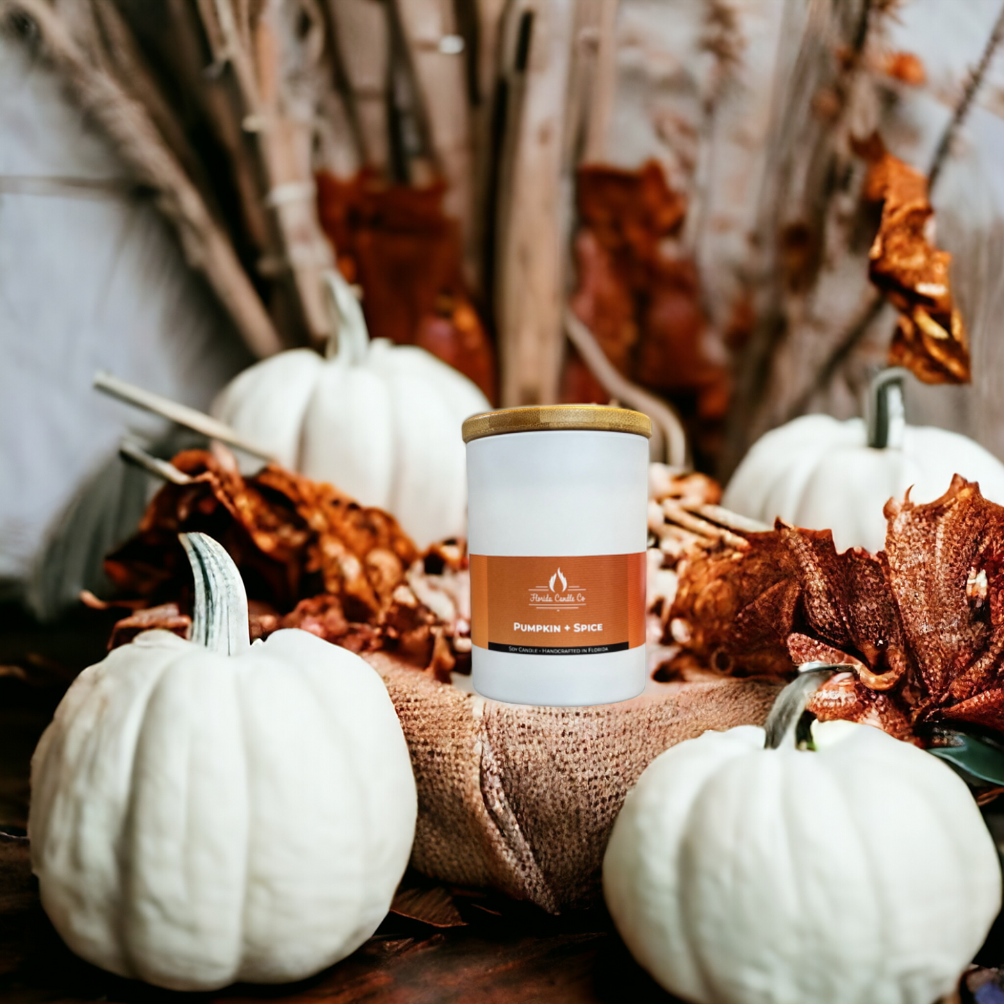 Pumpkin + Spice Soy Candle