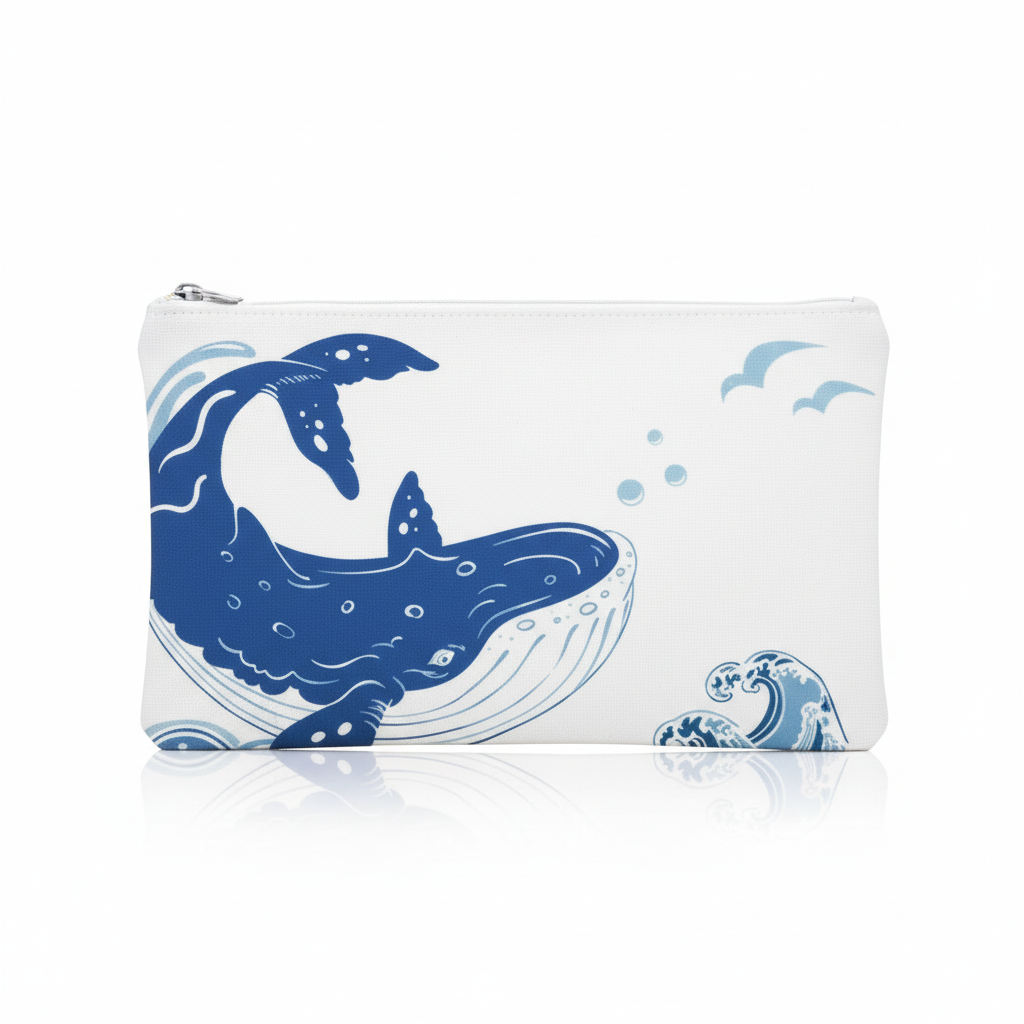 Coastal Canvas Makeup Pouch