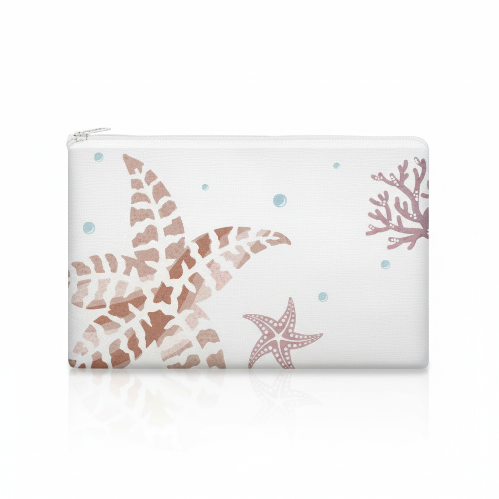 Coastal Canvas Makeup Pouch