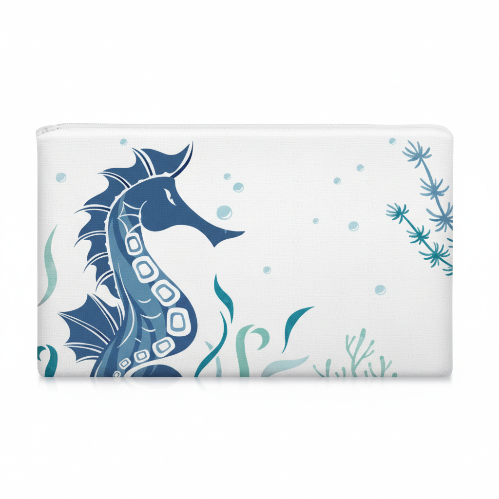 Coastal Canvas Makeup Pouch