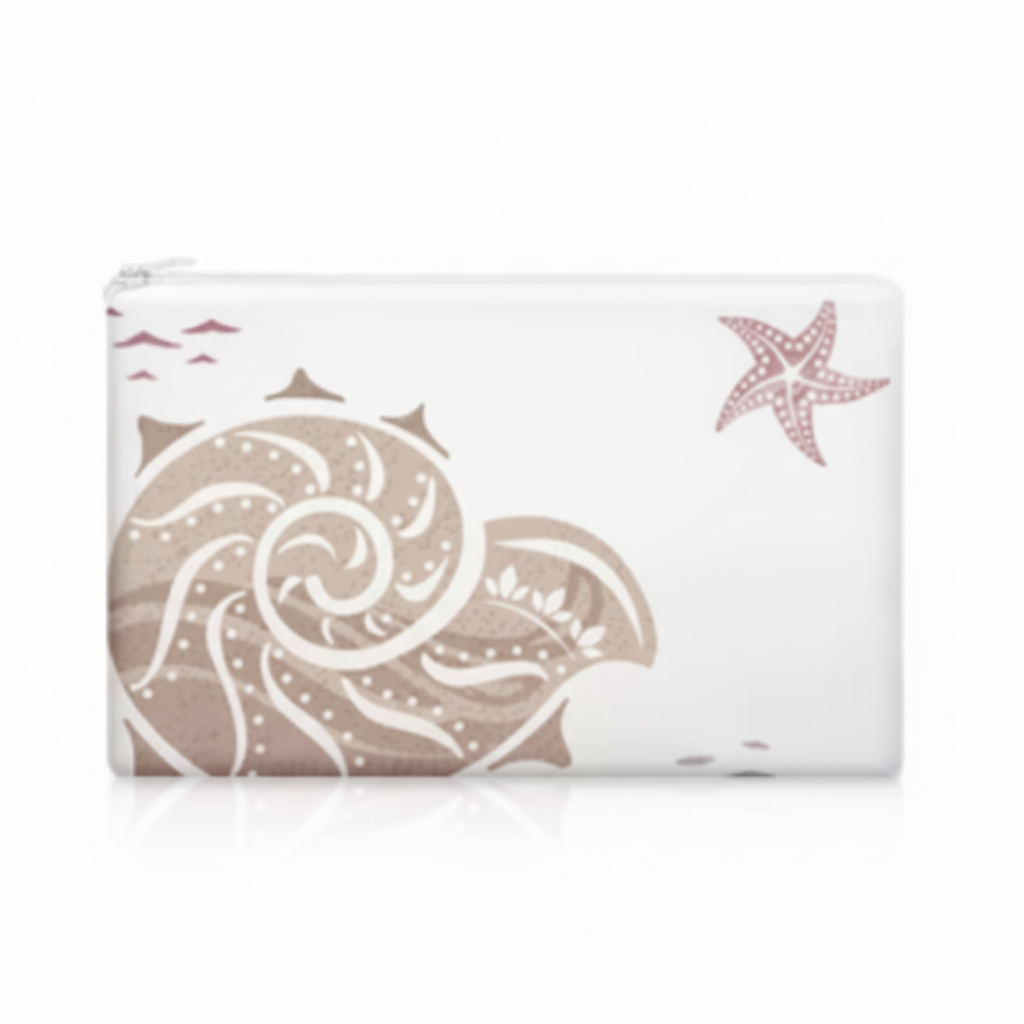 Coastal Canvas Makeup Pouch