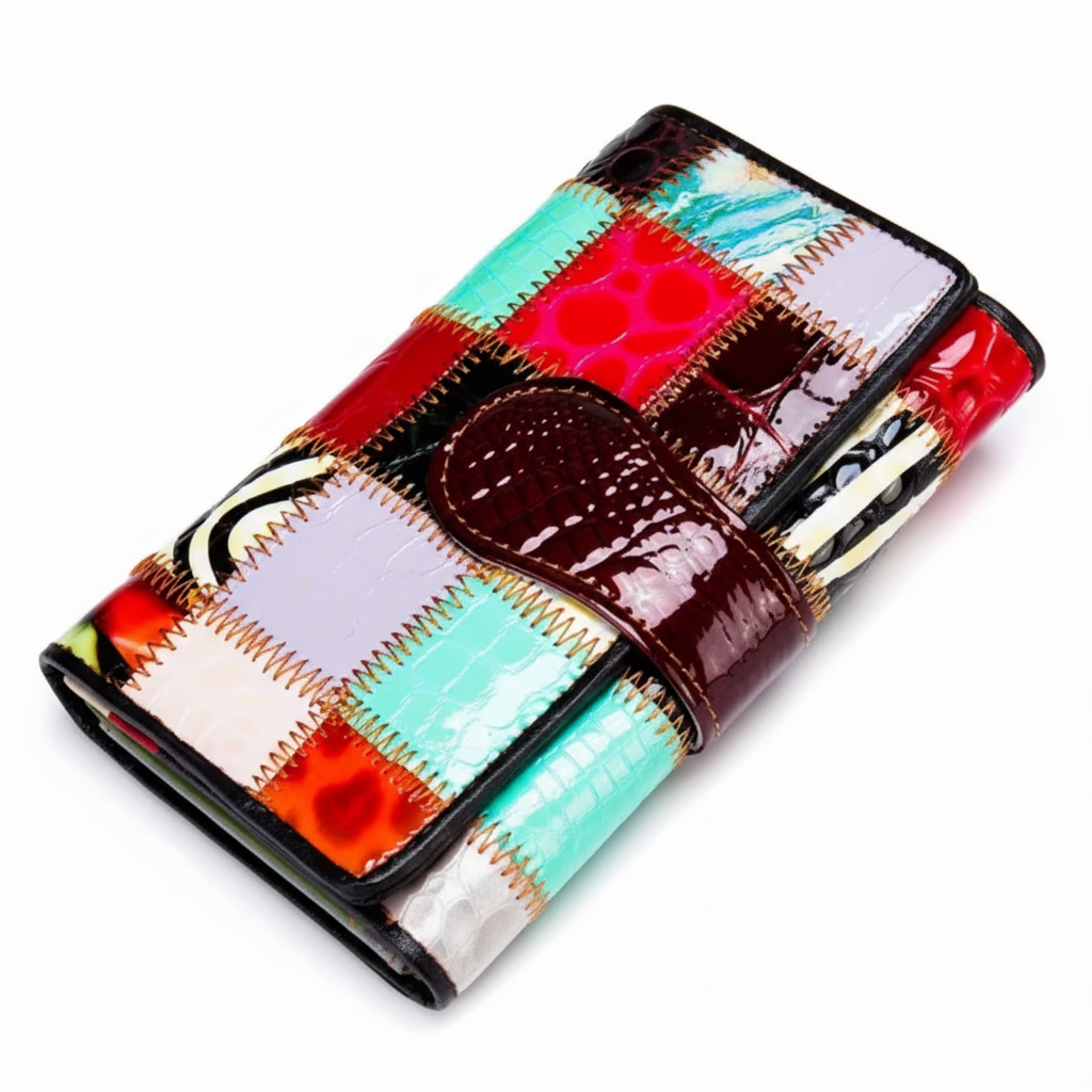 Women Wallet - Colored Mosaic