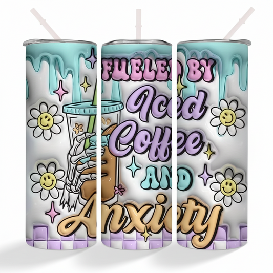 Ice Coffee & Anxiety - 20Oz Tumbler