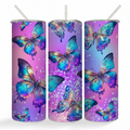 Colorful Purple Butterfly - 20Oz Tumbler