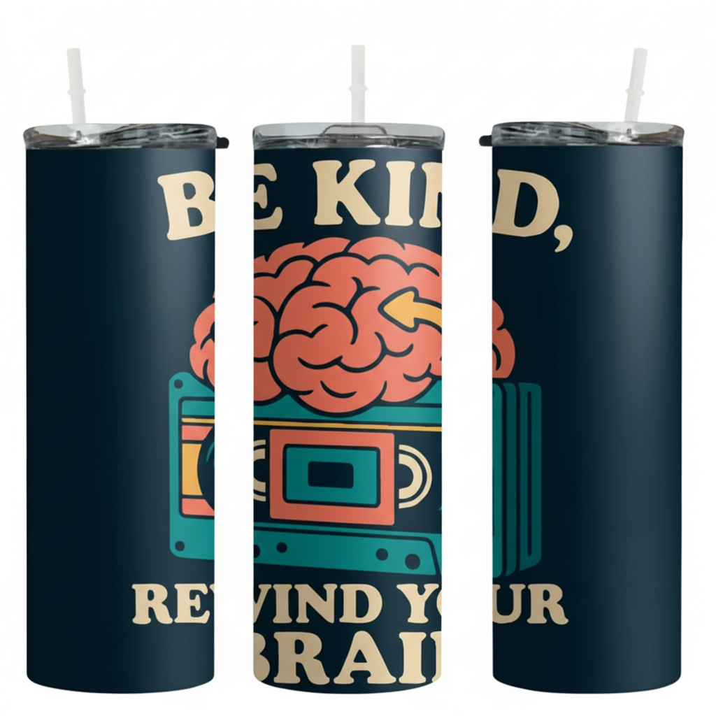Be Kind, Rewind Your Brain - 20Oz Tumbler