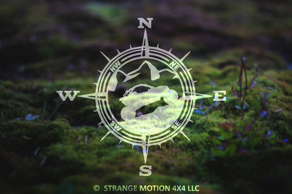 UTV Compass Vinyl Decal | 201