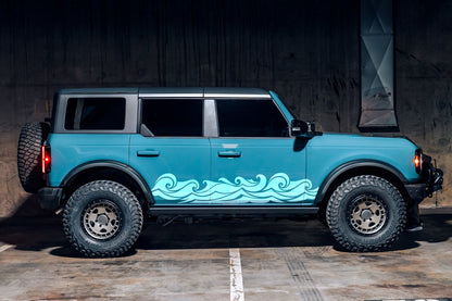 Wave Banner Vinyl Decal | 270
