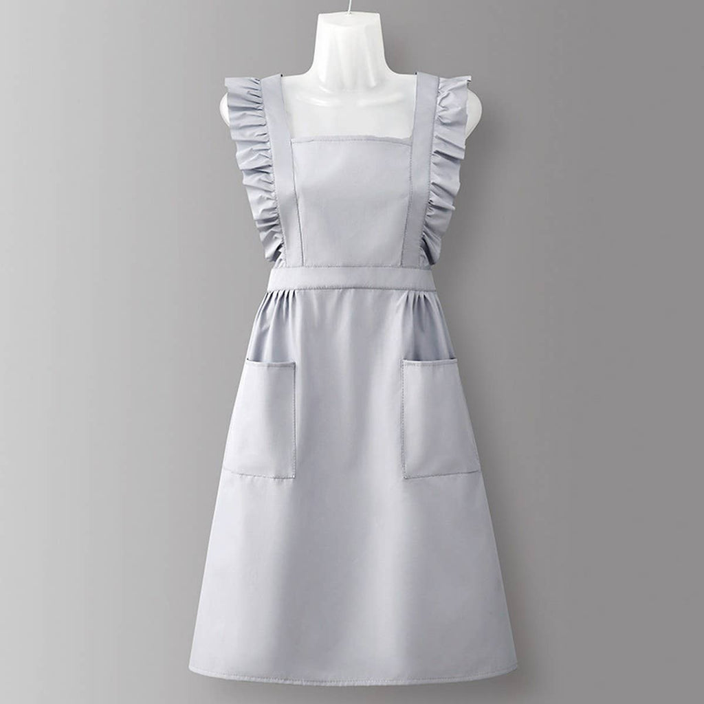 Solid Color Waterproof Work Apron