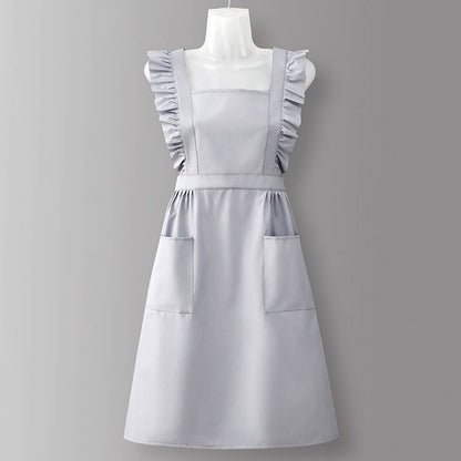 Solid Color Waterproof Work Apron