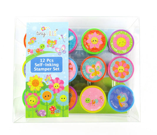 Spring Flowers and Butterflies Stamp Kit for Kids