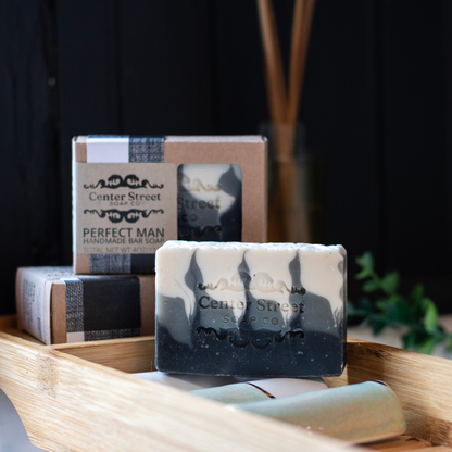 Perfect Man Vegan Handmade Soap Bar For Men - 4oz