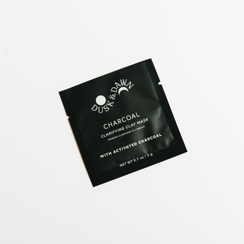 Charcoal Clarifying Clay Mask - 1 Treatment Pouch - Skincare