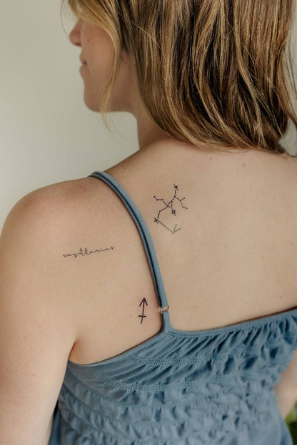 Sagittarius Temporary Tattoos | The Zodiac Collection