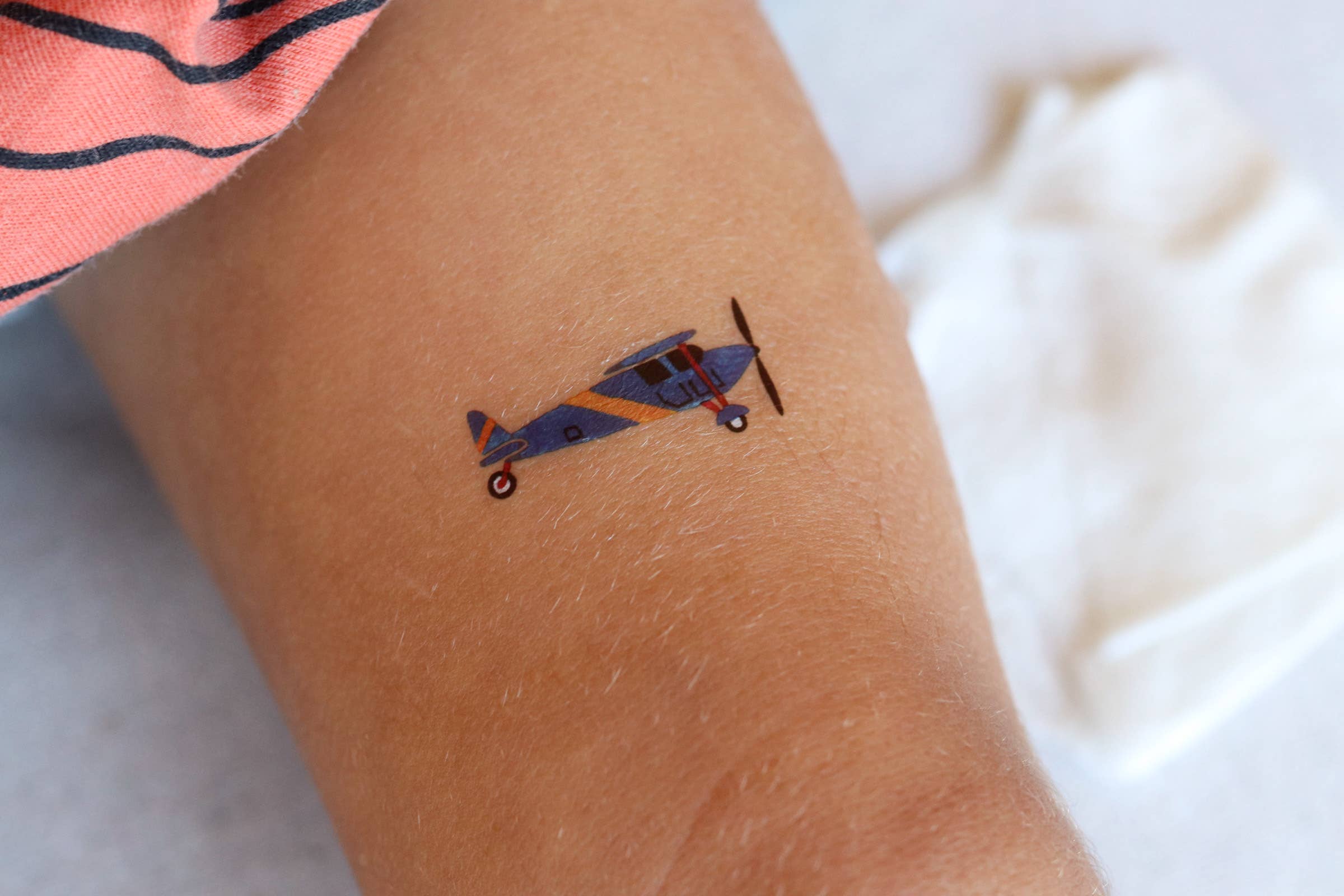 Helicopter Aviation Temporary Tattoos