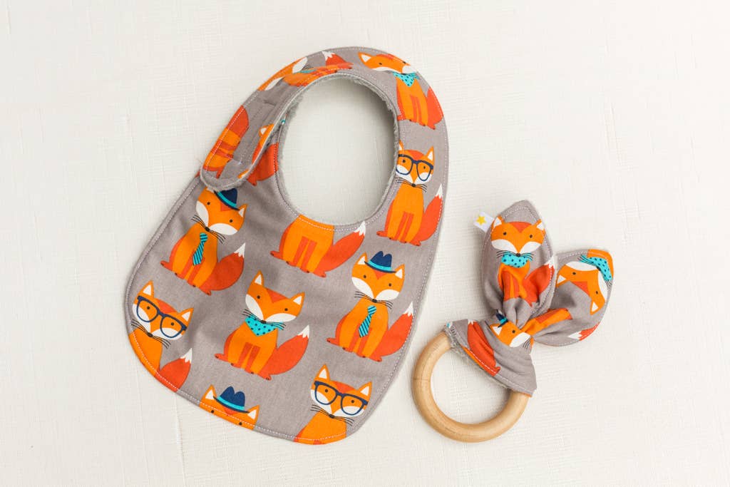 Hipster Fox Bib