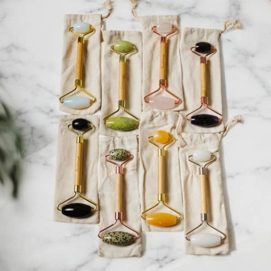 Bamboo Facial Massage Roller | Self Care Holiday Bestseller