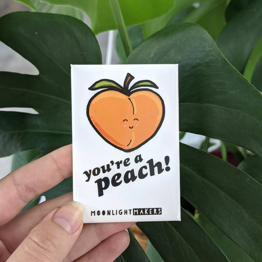 You're A Peach - Cute Fridge Magnets