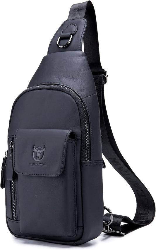 FR Fashion Co. Casual Leather Chest Bag