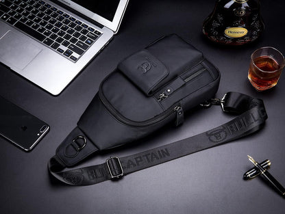 FR Fashion Co. Casual Leather Chest Bag