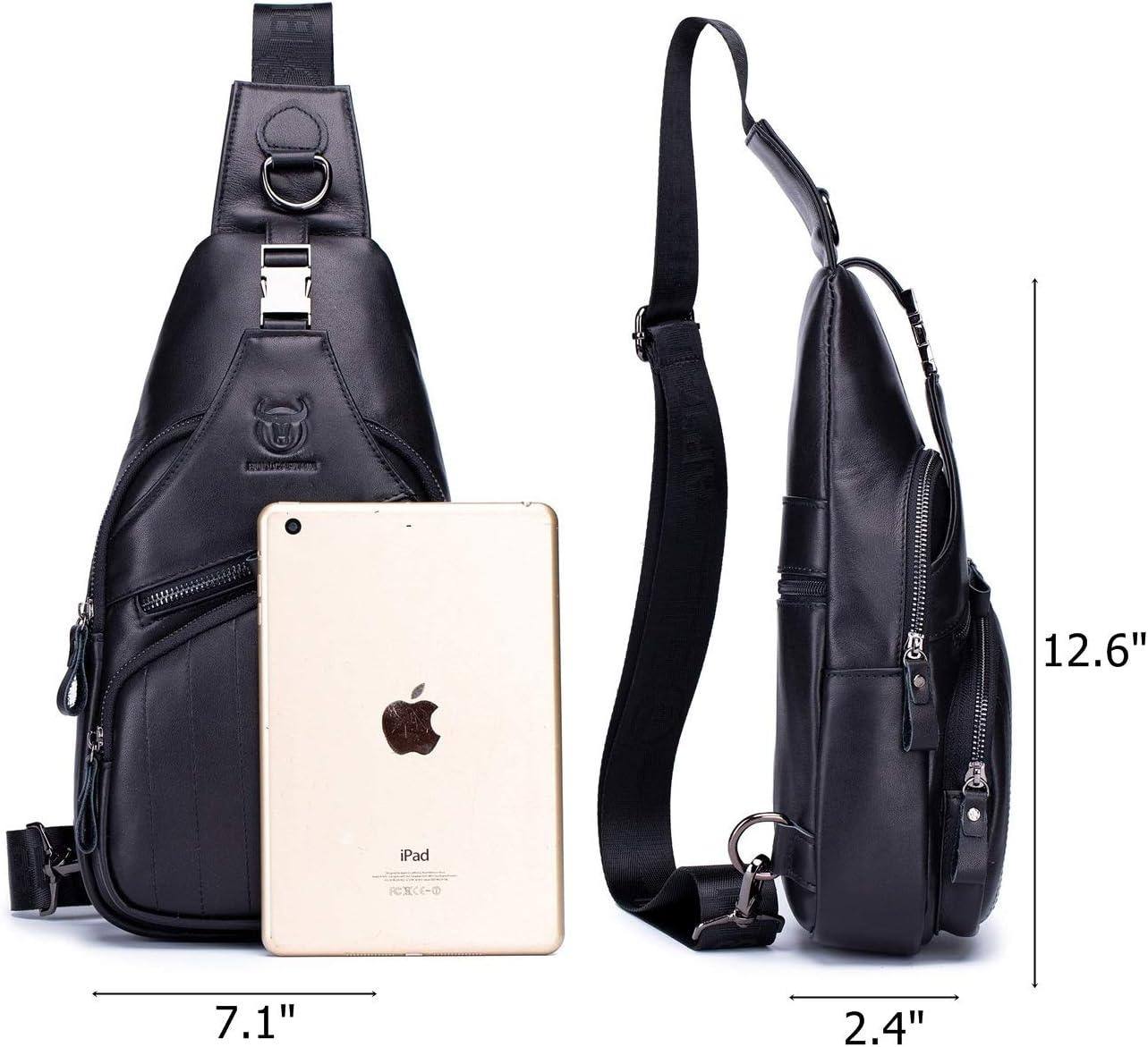 Leather Crossbody Chest Bag – Refined & Rugged