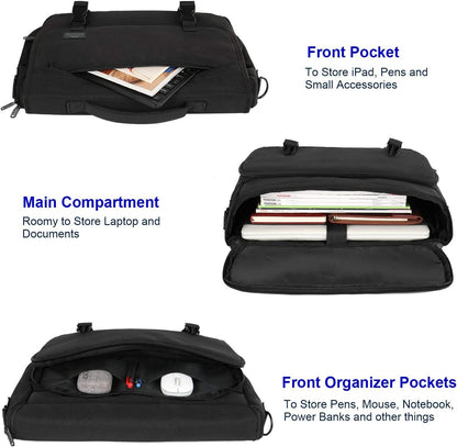 FR Fashion Co. 15.6" Men's Padded Laptop Compartment Messenger Bag