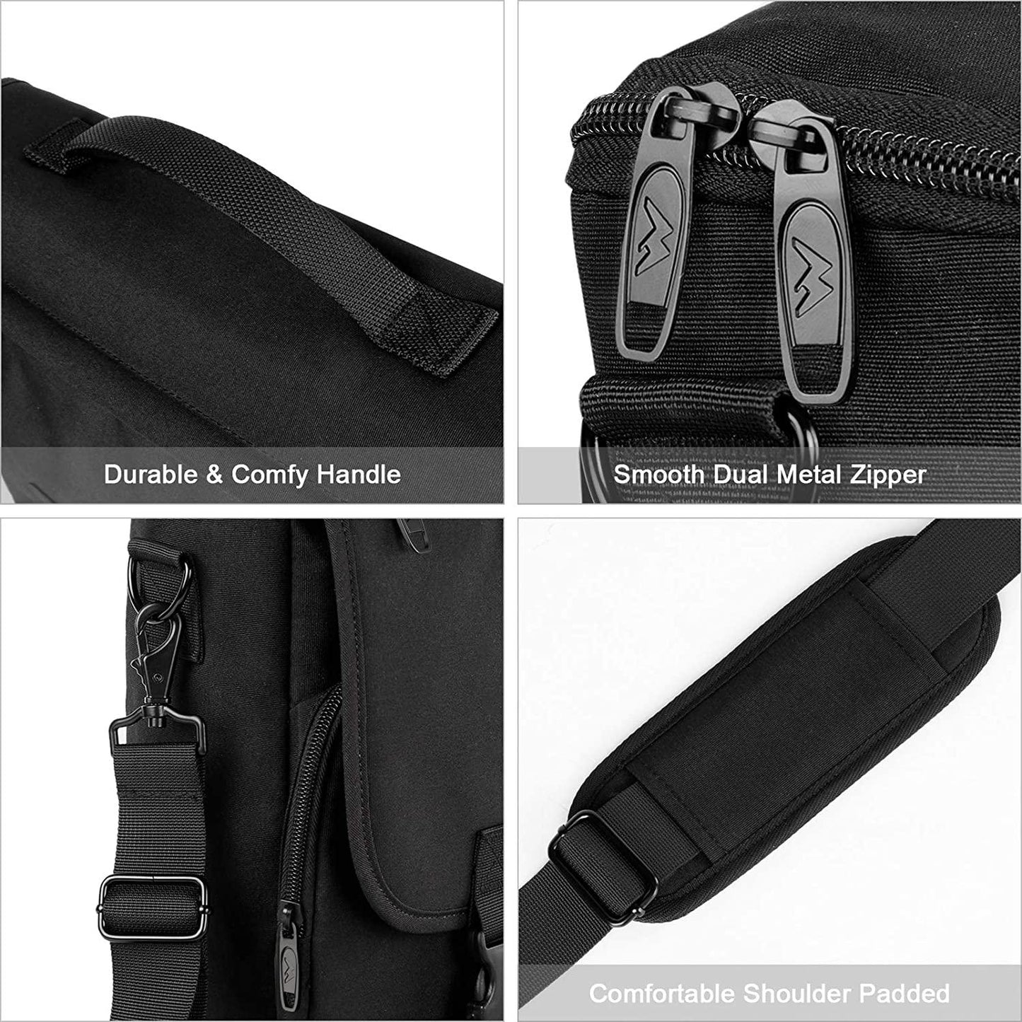 FR Fashion Co. 15.6" Men's Padded Laptop Compartment Messenger Bag