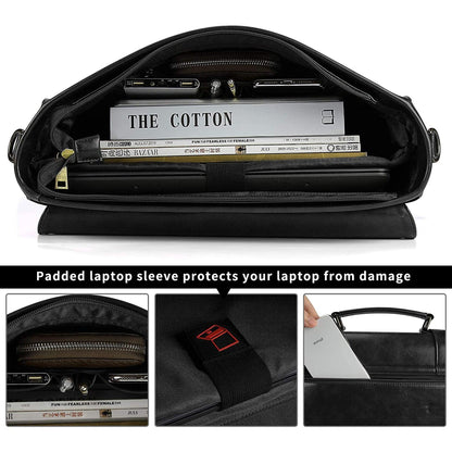 FR Fashion Co. 16" Men's Commuter Messenger Bag