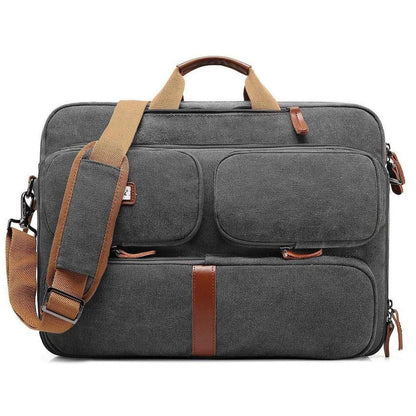 FR Fashion Co. 16" Multi-functional Canvas Messenger Bag