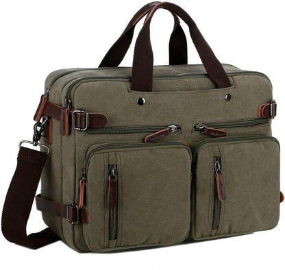 FR Fashion Co. 17" Convertible Briefcase Backpack