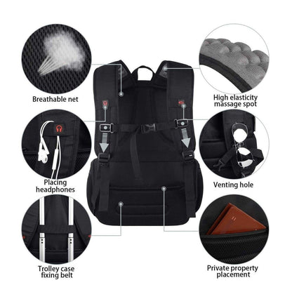 FR Fashion Co. 18" Men's TSA-Approved Travel Backpack