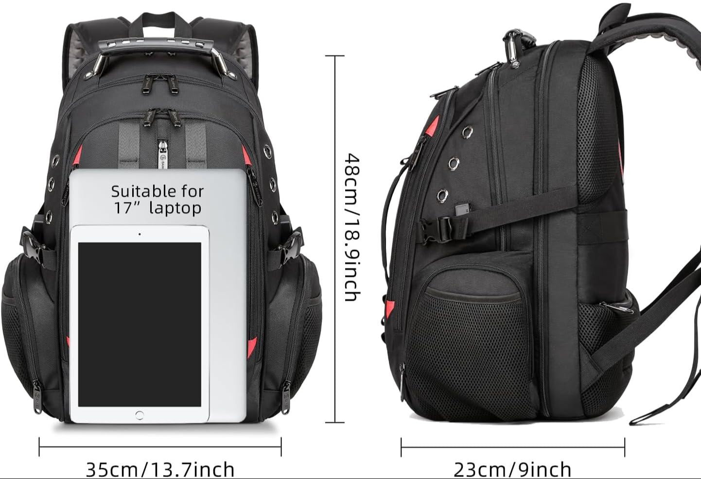 FR Fashion Co. 20" XL Heavy Duty Travel Backpack