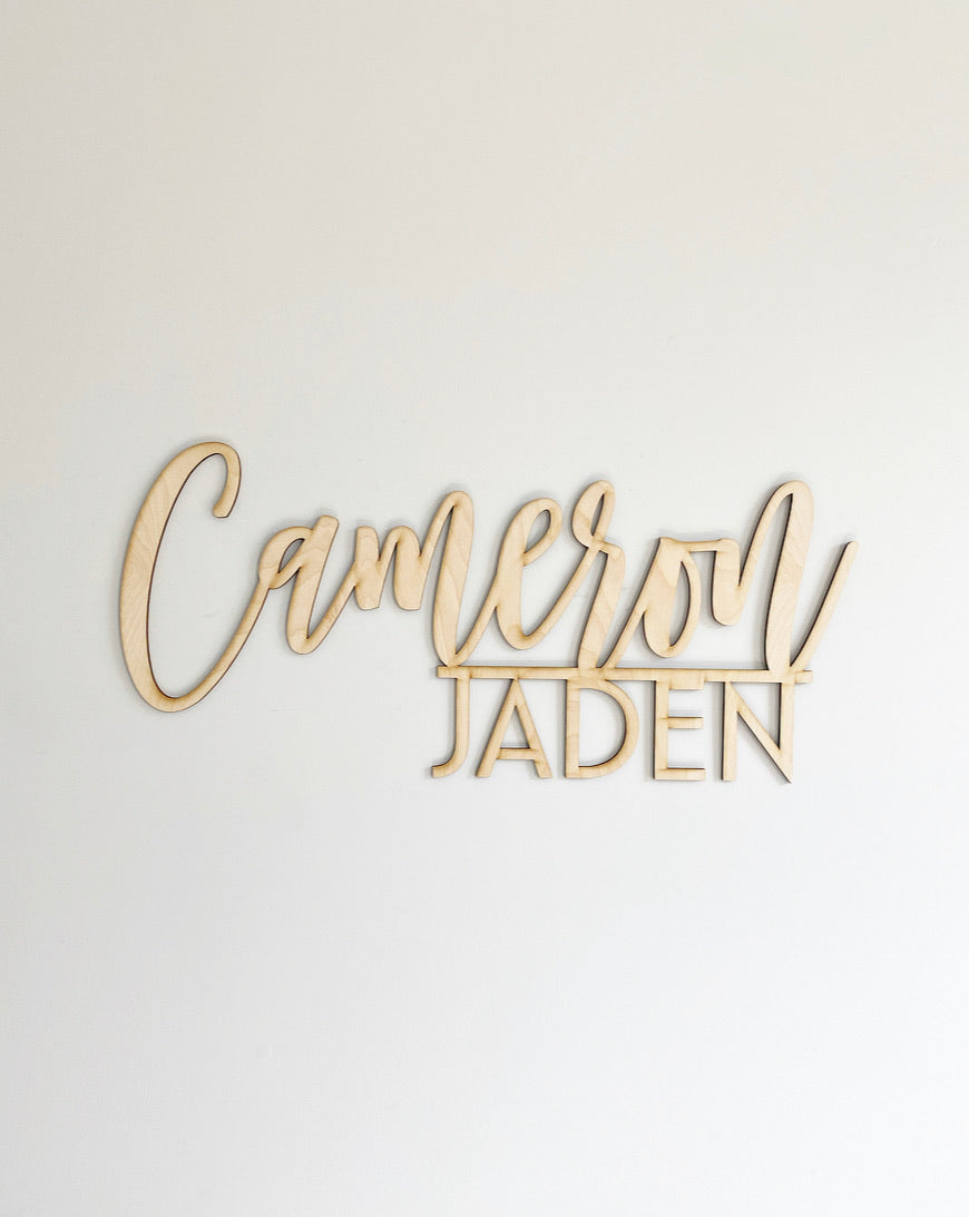 Nursery Name Sign